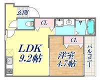 フジパレス御崎公園2番館の間取り
