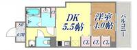 兵庫県神戸市中央区下山手通8丁目(マンション)の賃貸物件の間取り