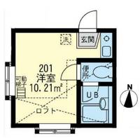 ユナイト上大岡エリーナ203の間取り