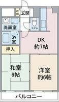 愛知県名古屋市名東区上社2丁目(マンション)の賃貸物件613の間取り