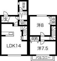 物件の間取り画像