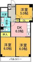 つつじヶ丘パークマンションの間取り