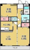 物件の間取り画像