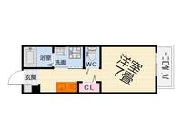 大阪府堺市西区浜寺石津町中5丁(マンション)の賃貸物件の間取り