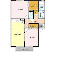 大阪府和泉市池上町3丁目(アパート)の賃貸物件の間取り