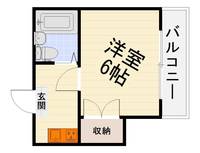 大阪府泉大津市式内町(マンション)の賃貸物件の間取り