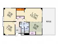 大阪府堺市西区浜寺船尾町西2丁(マンション)の賃貸物件の間取り