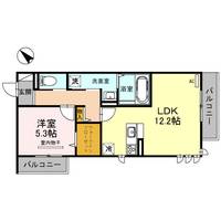 大阪府泉大津市二田町3丁目(アパート)の賃貸物件の間取り