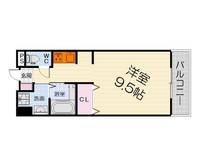大阪府堺市中区深阪6丁(マンション)の賃貸物件の間取り