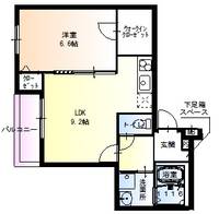 大阪府堺市西区鳳中町5丁(アパート)の賃貸物件の間取り