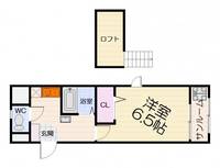大阪府高石市綾園1丁目(マンション)の賃貸物件の間取り