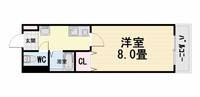 大阪府堺市西区鳳東町7丁(マンション)の賃貸物件の間取り