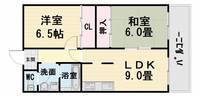 大阪府堺市西区鳳西町1丁(マンション)の賃貸物件の間取り