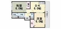 大阪府堺市西区浜寺石津町東2丁(アパート)の賃貸物件の間取り