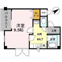 大阪府堺市中区深井水池町(マンション)の賃貸物件の間取り