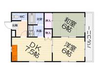 大阪府堺市西区鳳北町8丁(アパート)の賃貸物件の間取り