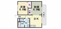大阪府高石市西取石8丁目(マンション)の賃貸物件の間取り