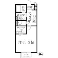 大阪府堺市中区八田西町2丁(アパート)の賃貸物件の間取り