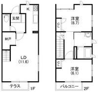 物件の間取り画像