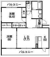 アドバンス1202の間取り