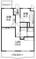メディオ初生壱番館の間取り