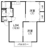 物件の間取り画像