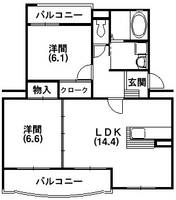 物件の間取り画像