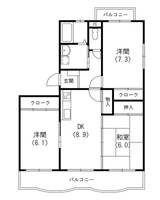 物件の間取り画像
