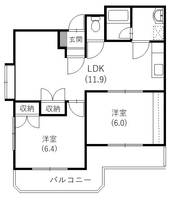 メゾンアルカディア101の間取り
