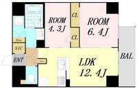 物件の間取り画像