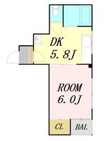 大阪府大阪市東淀川区菅原4丁目(マンション)の賃貸物件の間取り