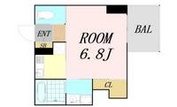 S-RESIDENCE堺筋本町Deuxの間取り