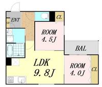 物件の間取り画像