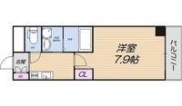 リバーライズ南堀江の間取り