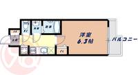 大阪府大阪市西区京町堀3丁目(マンション)の賃貸物件の間取り