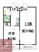 REI難波西の間取り