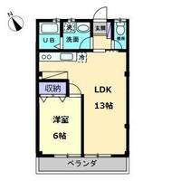 岡山県倉敷市茶屋町(アパート)の賃貸物件の間取り