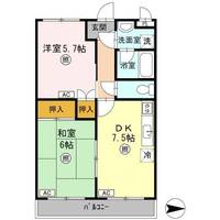 岡山県倉敷市玉島上成(マンション)の賃貸物件の間取り