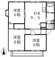 岡山県倉敷市福田町浦田(アパート)の賃貸物件201号室の間取り