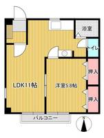 岡山県浅口市金光町佐方(アパート)の賃貸物件203の間取り