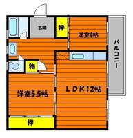 岡山県倉敷市水島相生町(マンション)の賃貸物件304の間取り