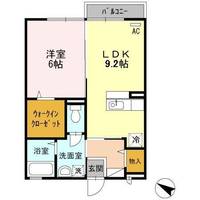 岡山県倉敷市福田町浦田(アパート)の賃貸物件の間取り