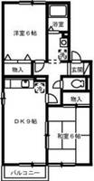 岡山県倉敷市福田町古新田(アパート)の賃貸物件の間取り