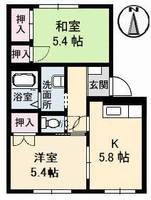 フレグランスA・S A棟の間取り