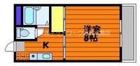 岡山県倉敷市連島町西之浦(アパート)の賃貸物件202の間取り