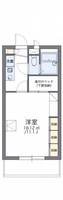 岡山県浅口市鴨方町鴨方(アパート)の賃貸物件102の間取り