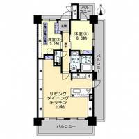 アルファライフ倉敷白壁通りの間取り