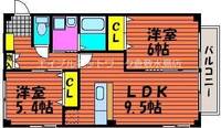 リーフミナン107の間取り