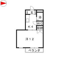 クリスタルハイツ201の間取り