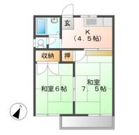 サンハイツワタナベ202の間取り